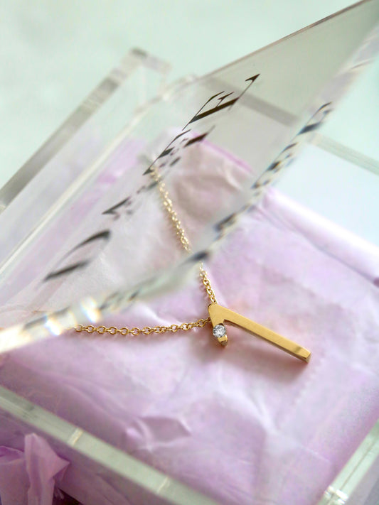 Da.Te Singolo con Catena in Oro 9 kt