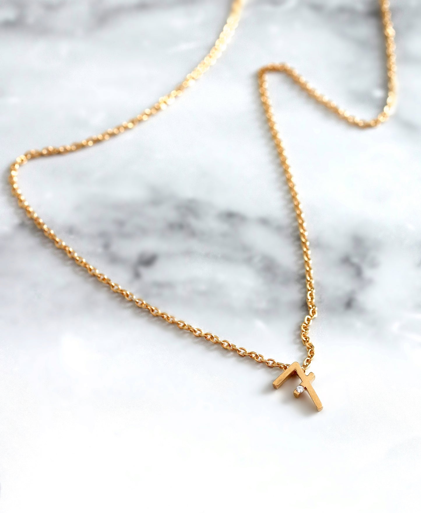 Da.Te Singolo con Catena in Oro 18 Kt