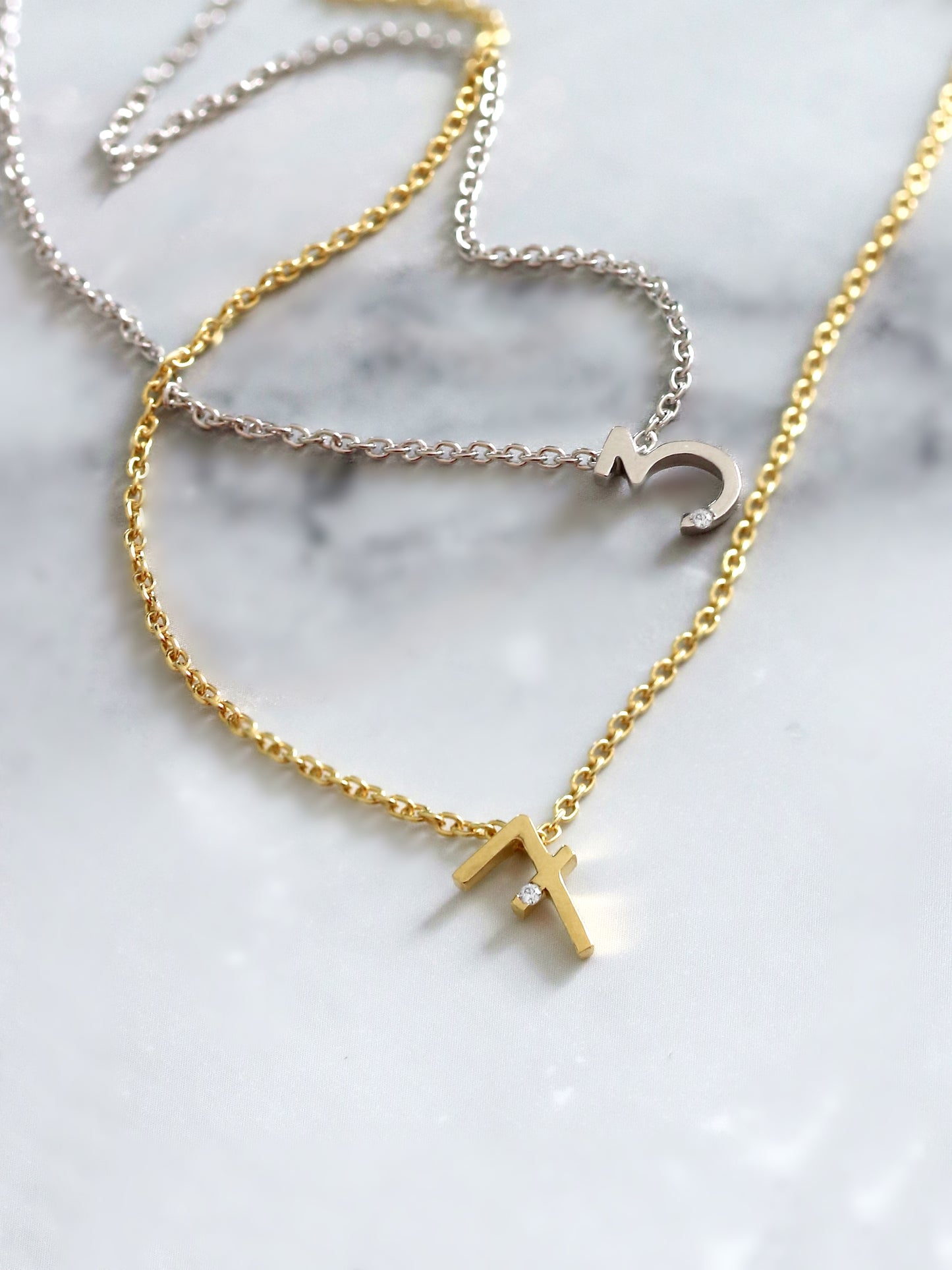 Da.Te Singolo con Catena in Oro 18 Kt
