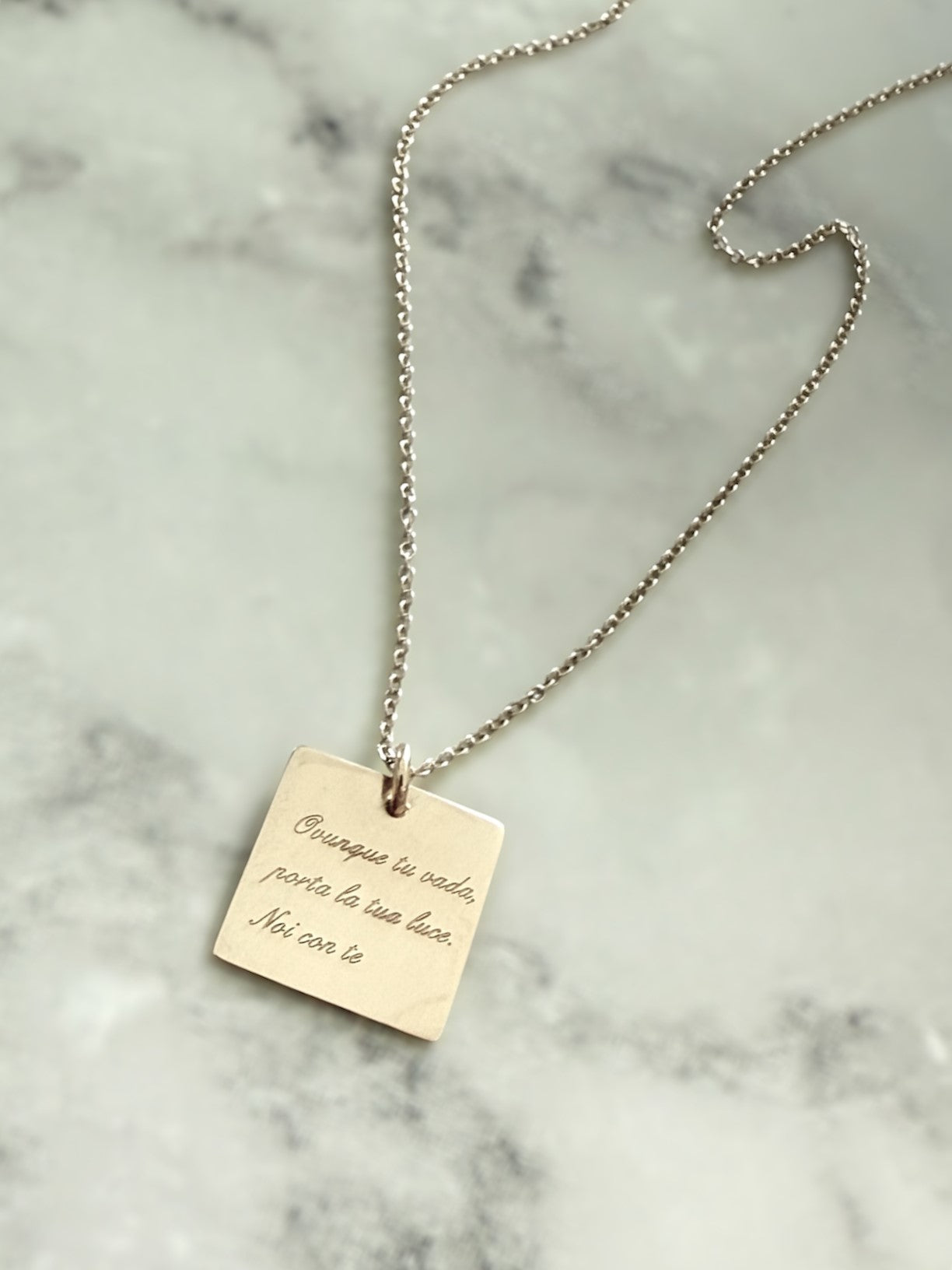 Da.Te Tag con Catena in Oro 9 kt