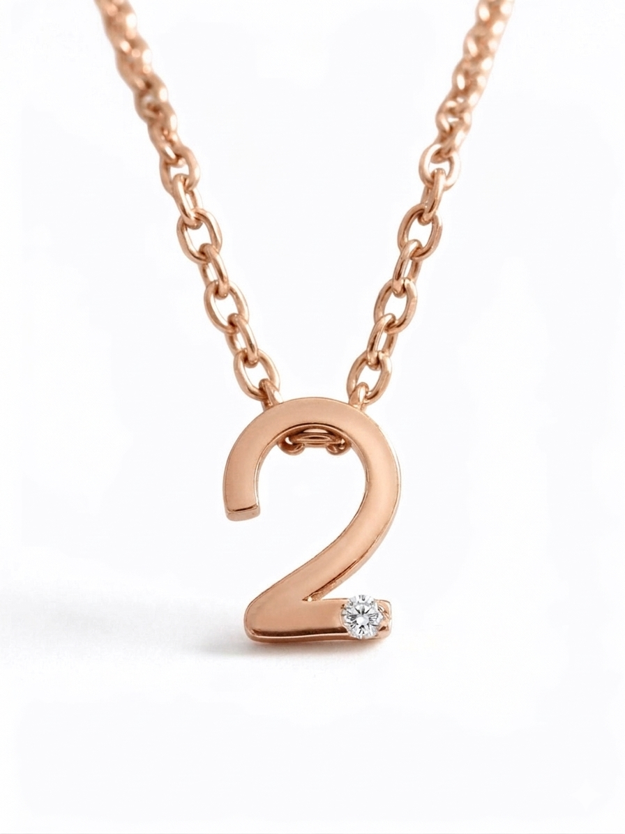 Da.Te Singolo con Catena in Oro 9 kt