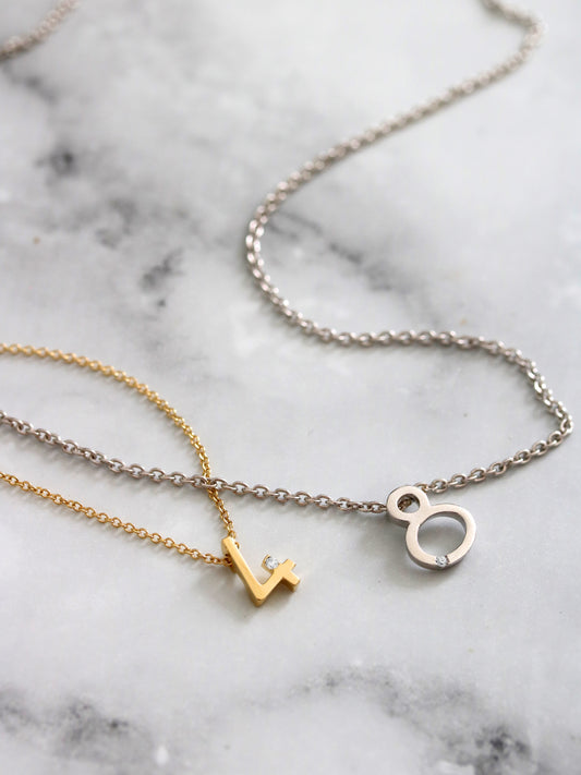 Da.Te Singolo con Catena in Oro 9 kt