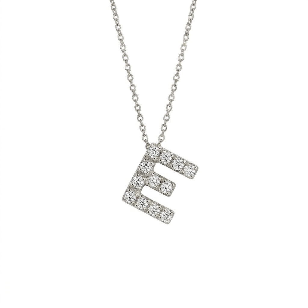 Da.Te Lettera con Catena in Argento 925