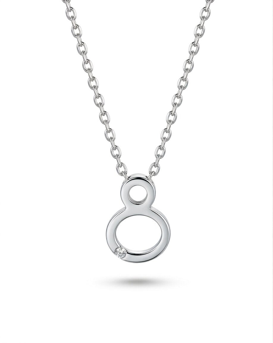 Da.Te Singolo con Catena in Argento 925