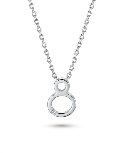 Da.Te Singolo con Catena in Argento 925