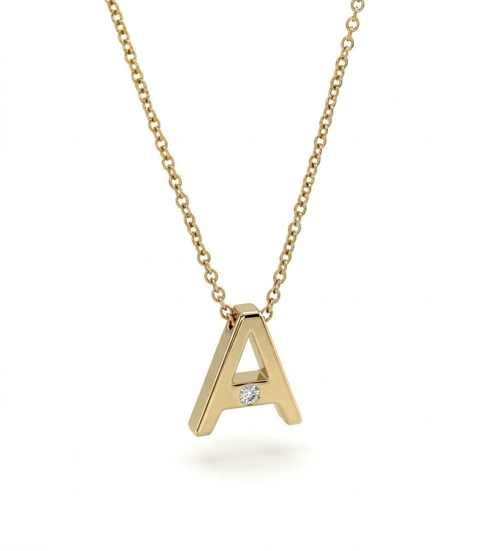 Da.Te Lettera in Oro 9Kt