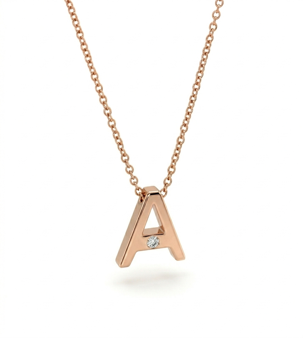 Da.Te Lettera in Oro 9Kt