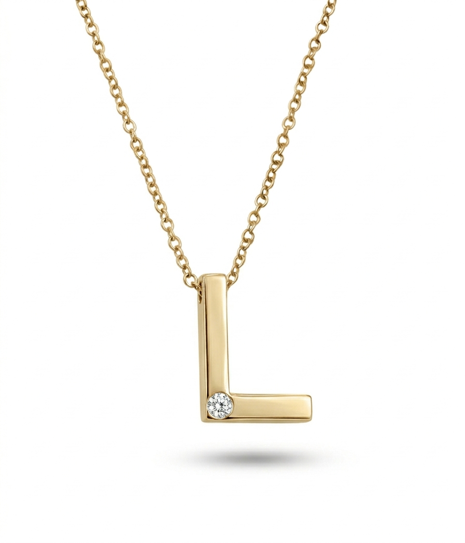 Da.Te Lettera in Oro 9Kt