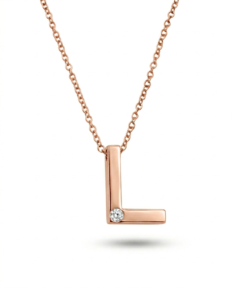 Da.Te Lettera in Oro 9Kt