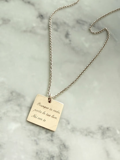 Da.Te Tag con Catena in Oro 9 kt